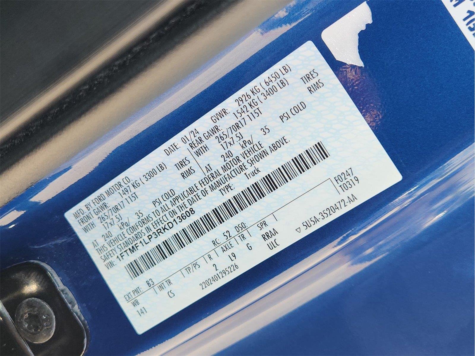Used 2024 Blue Ford XL image 29