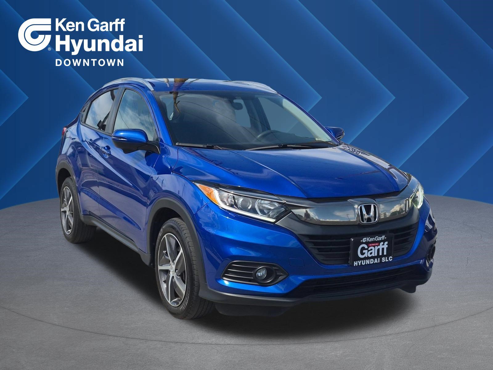 Used 2021 Aegean Blue Metallic Honda EX image 1