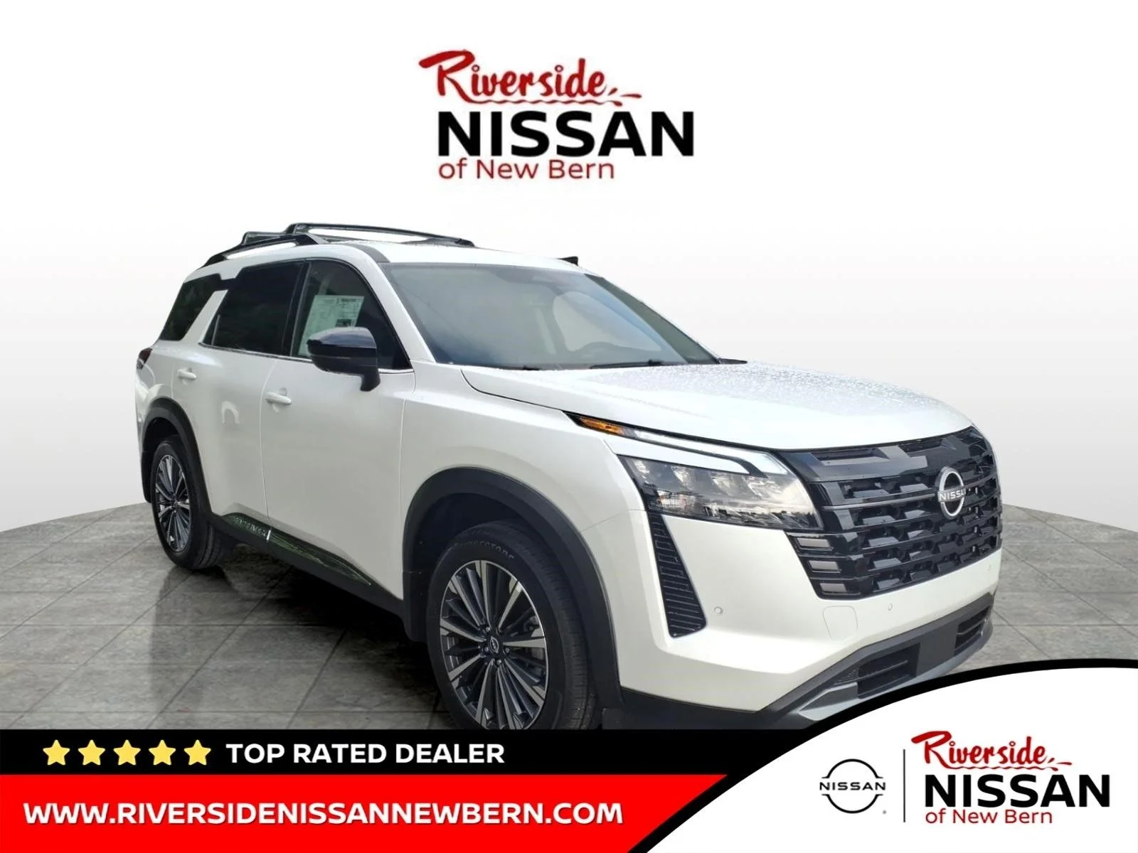 New 2026 Everest White Pearl TriCoat Nissan Platinum image 1