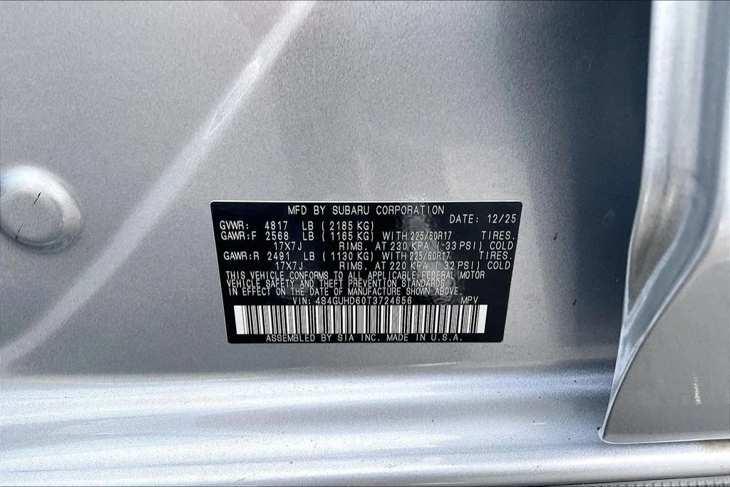 Used 2026 Silver Subaru Premium image 33