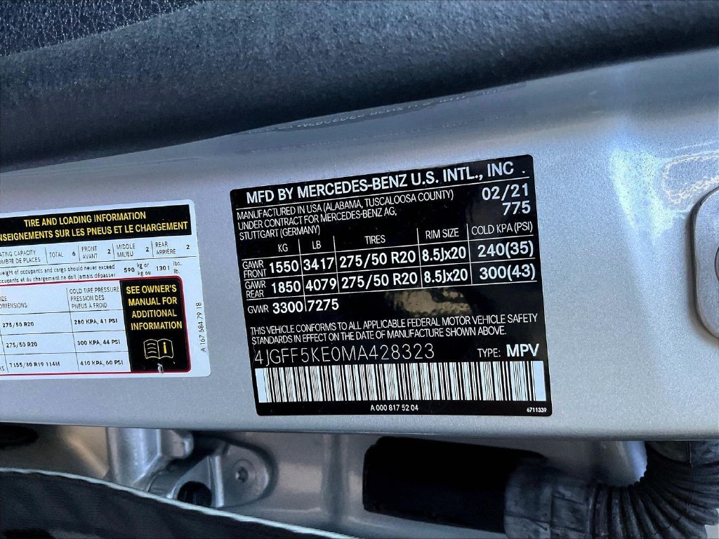 Certified Used 2021 Iridium Silver Metallic Mercedes-Benz GLS 450 image 6