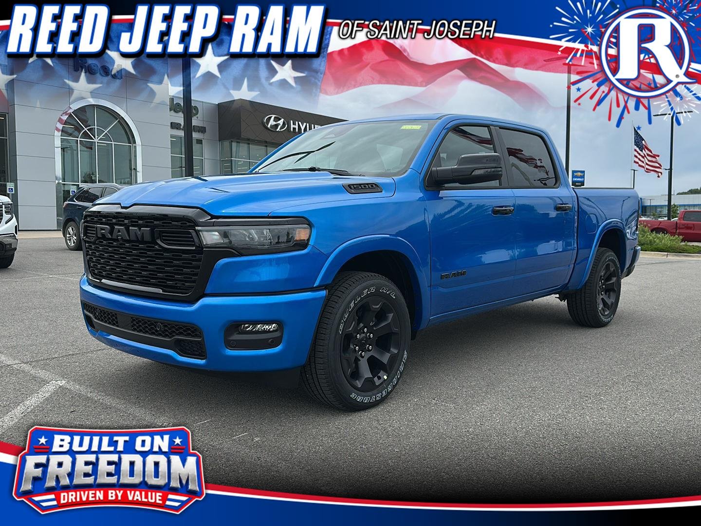 New 2026 Hydro Blue Pearl-Coat Exterior Paint RAM Big Horn image 1