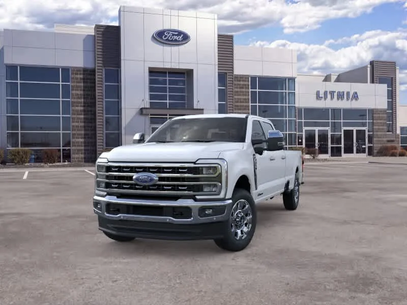 New 2026 Star White Metallic Tri-Coat Ford F-350® Lariat® image 2