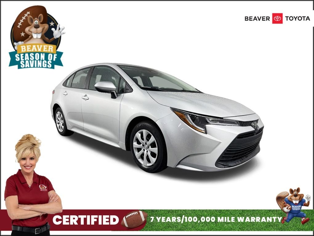 Used 2024 Silver Toyota LE image 1