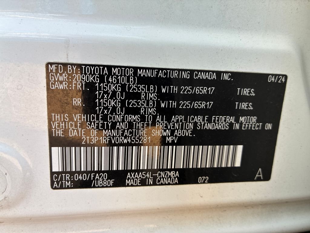 Used 2024 White Toyota XLE image 30
