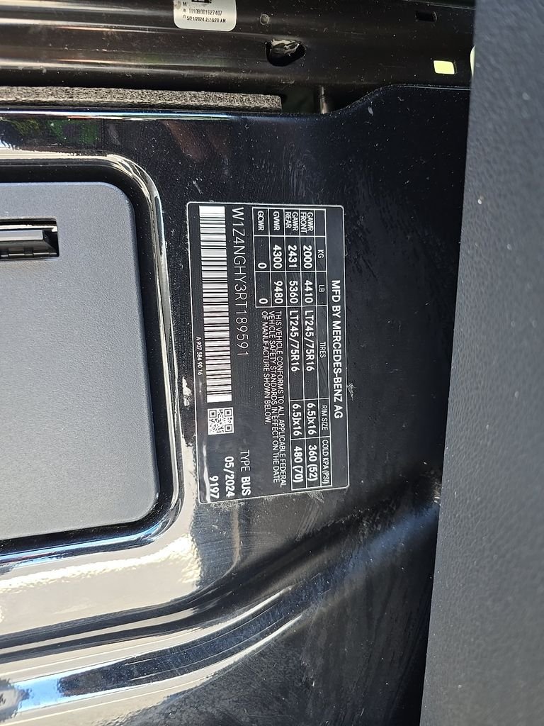 Used 2024 Obsidian Black Metallic Mercedes-Benz Passenger 170 WB image 16