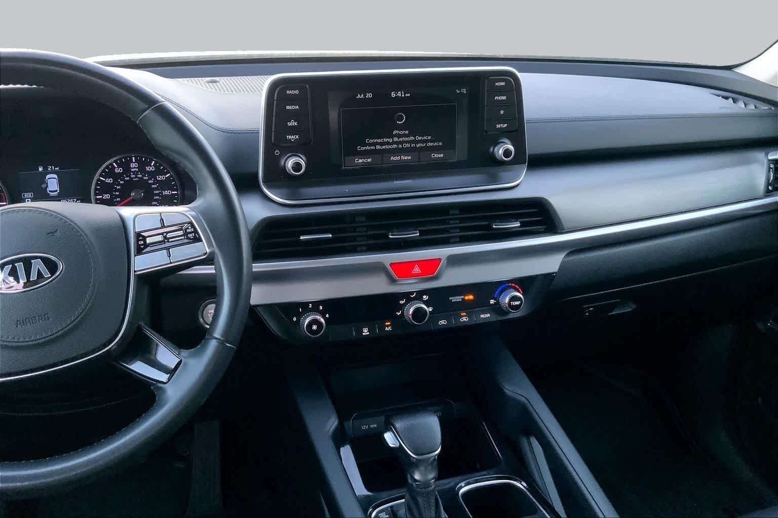 Used 2020 Ebony Black Kia LX image 7