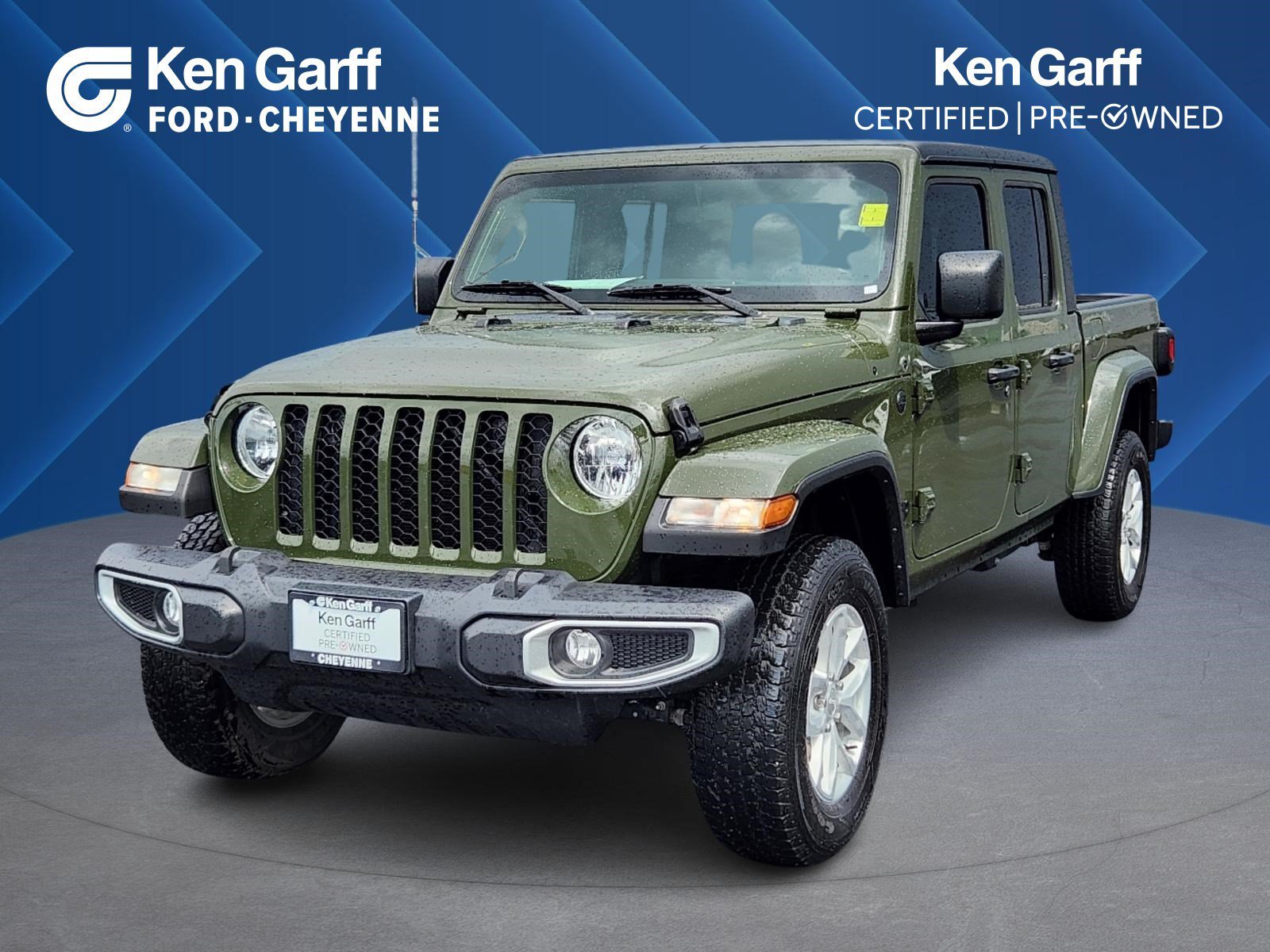Used 2023 Sarge Green Clearcoat Jeep Sport S image 1