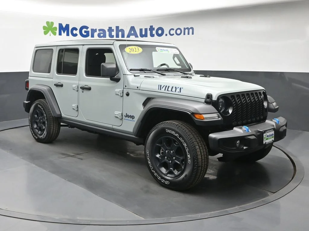 Used 2023 Gray Jeep Willys 4xe image 3