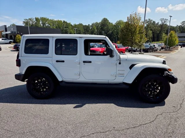 Used 2022 White Jeep Unlimited Sahara 4xe image 10