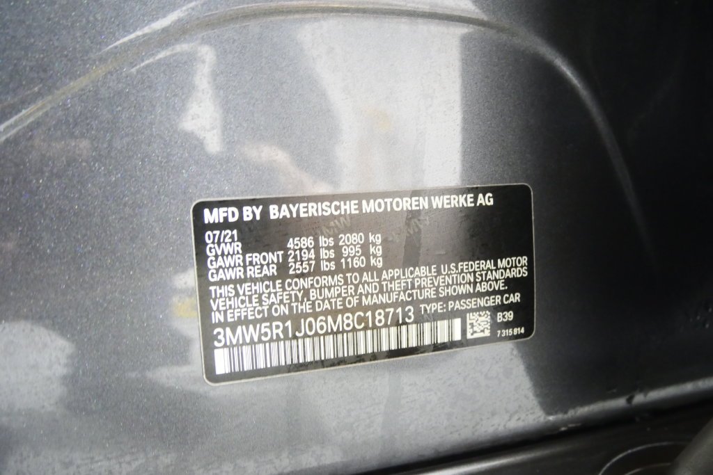 Used 2021 Mineral Grey Metallic BMW 330i image 13