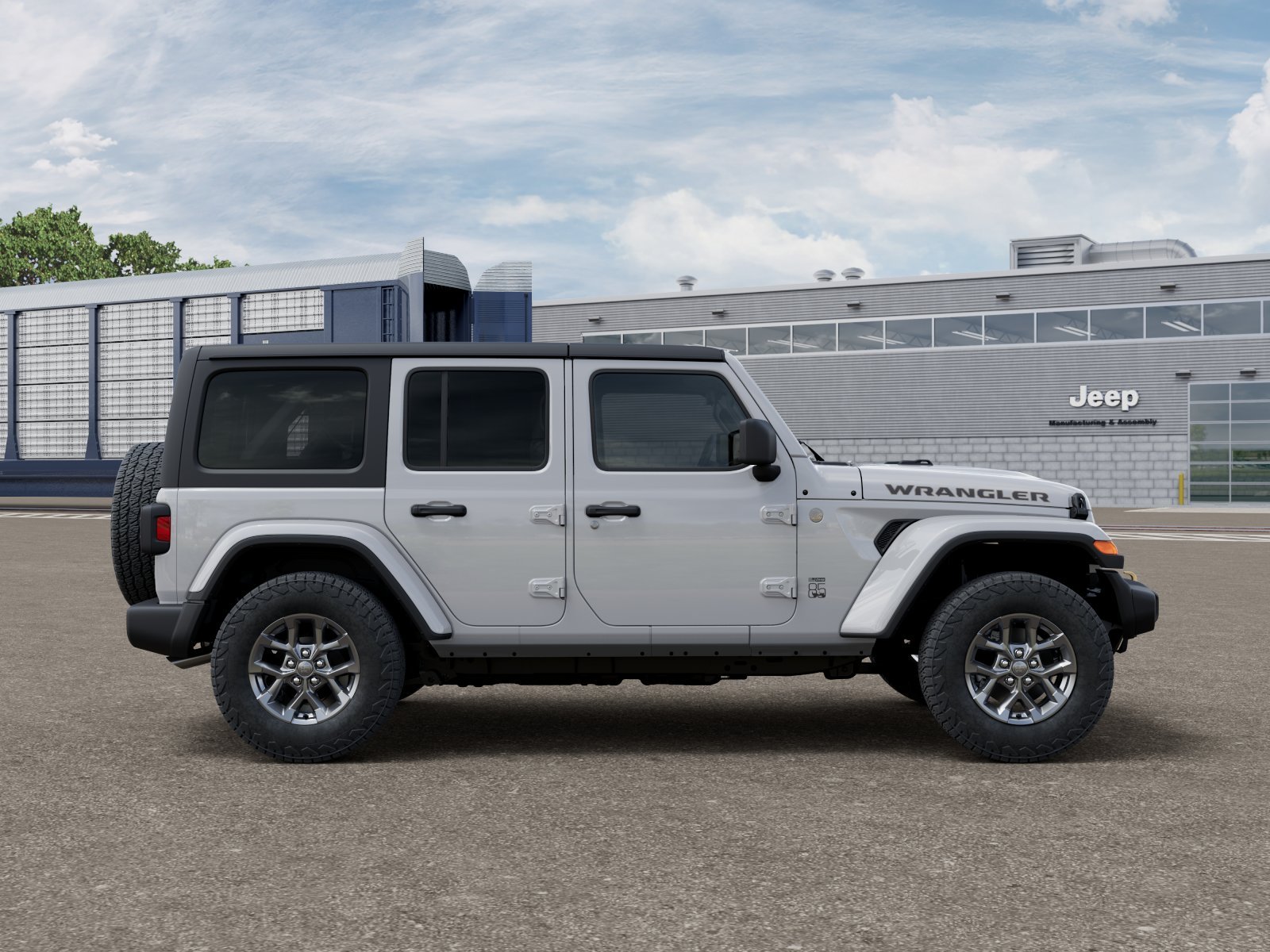 New 2026 Bright White Clear-Coat Exterior Paint Jeep 85th Anniversary image 12