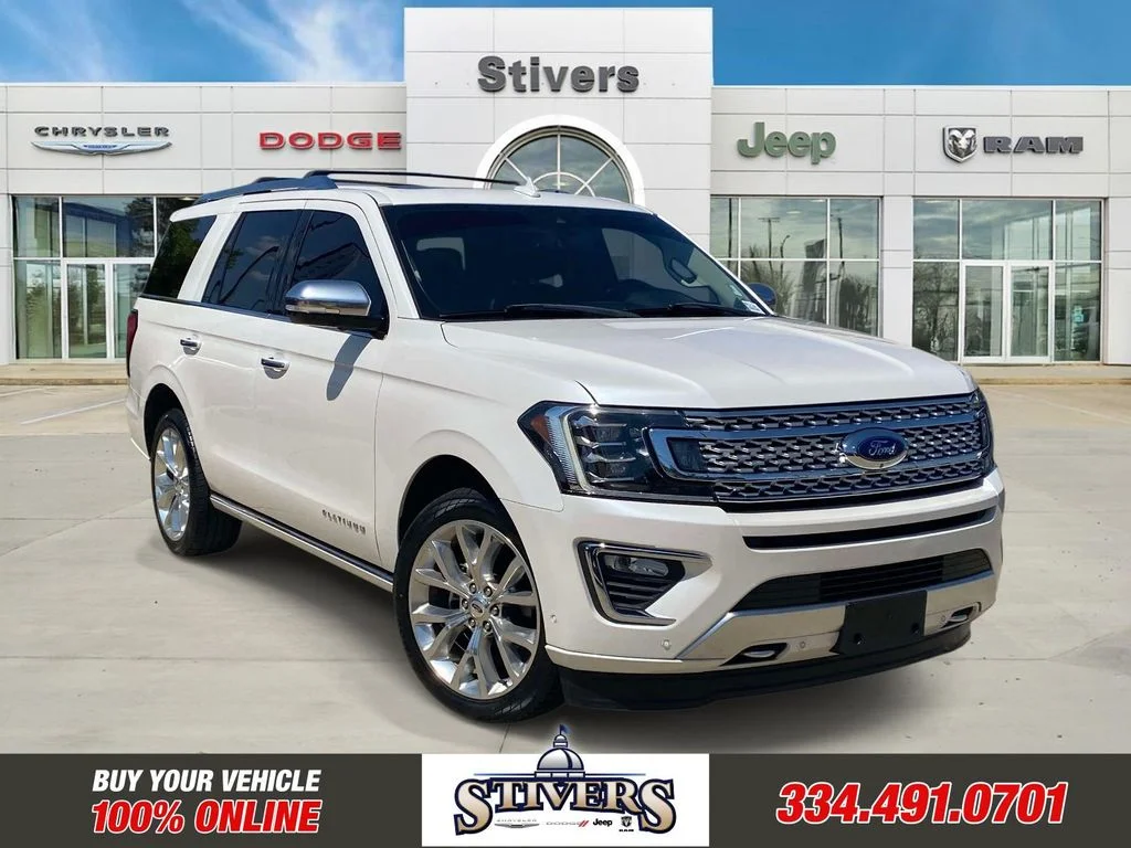 Used 2019 White Ford Platinum image 1
