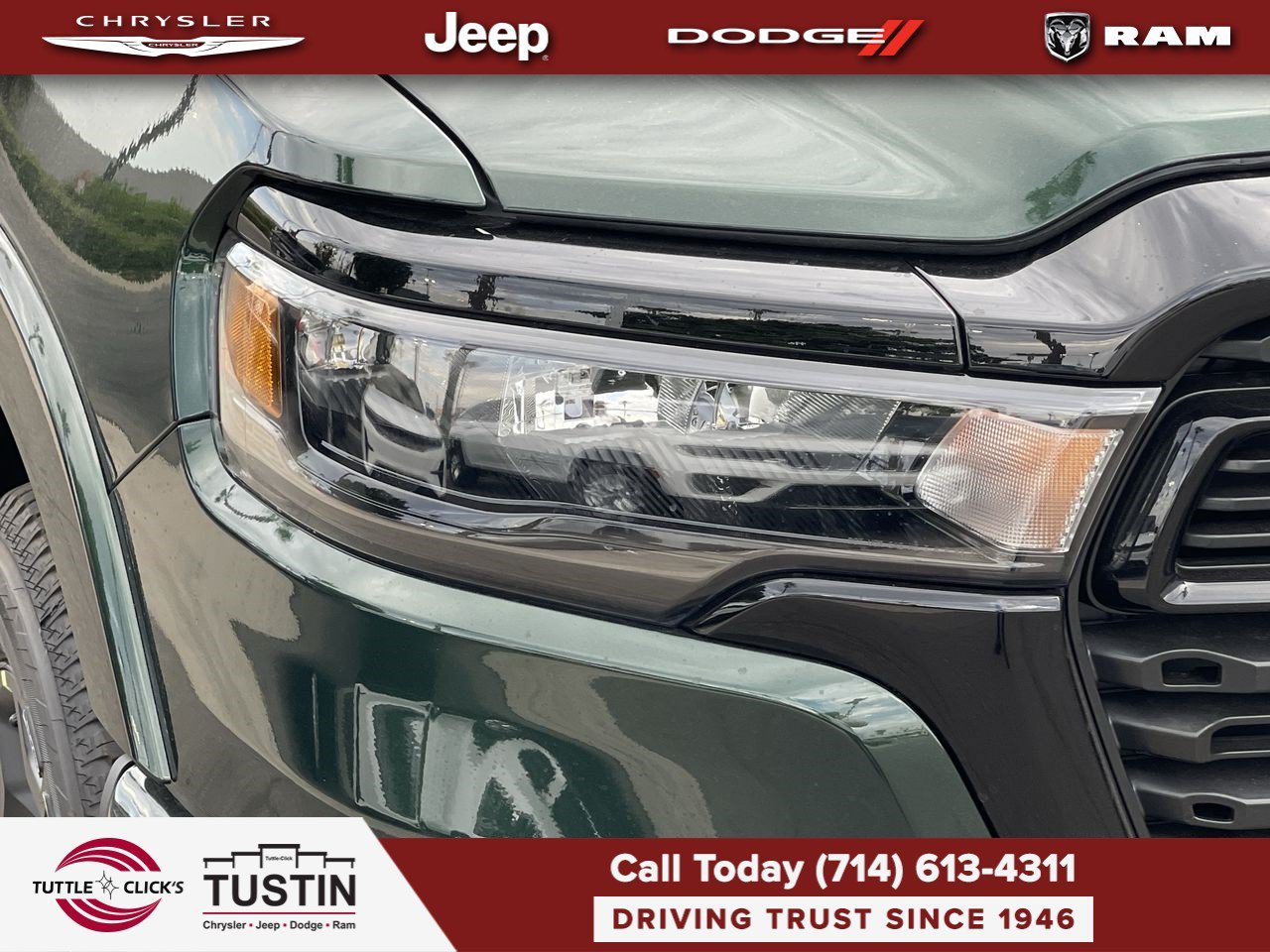 New 2026 Serrano-Green Metallic Exterior Paint RAM Big Horn image 7