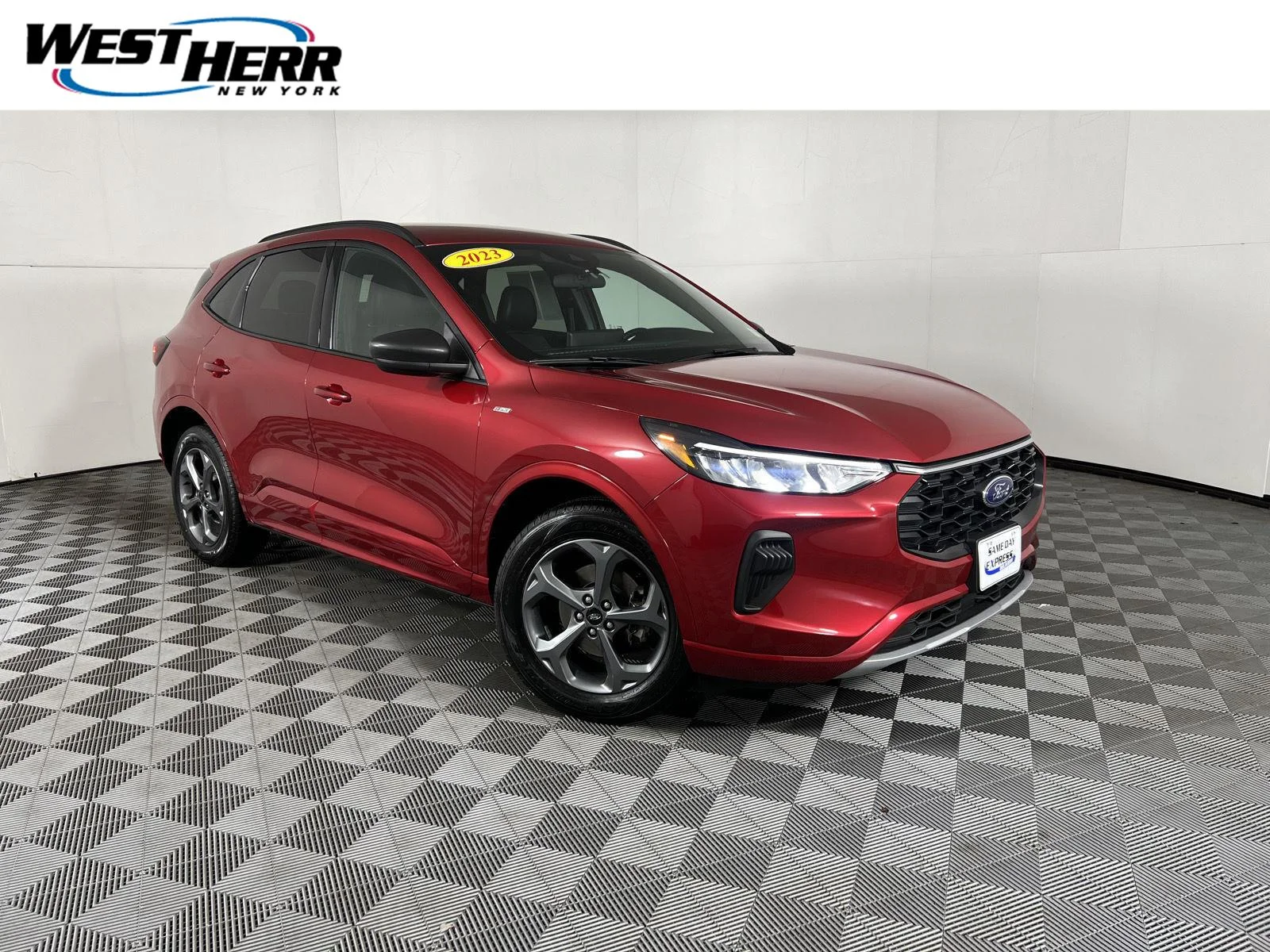 Used 2023 Rapid Red Metallic Tinted Clearcoat Ford ST-Line image 1