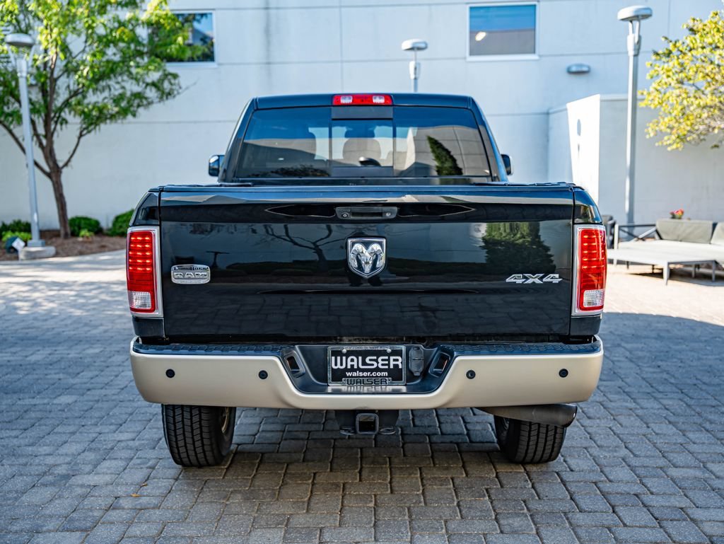 Used 2015 Brilliant Black Crystal Pearlcoat Ram Laramie Longhorn image 6