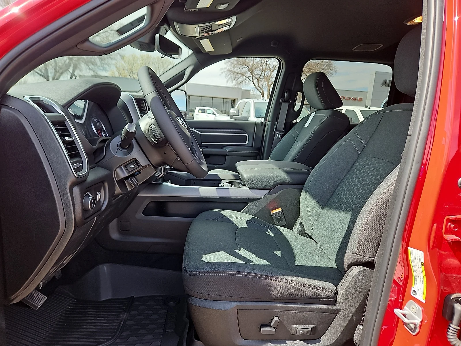 New 2026 Flame Red Ram LONE STAR CREW CAB 4X4 6