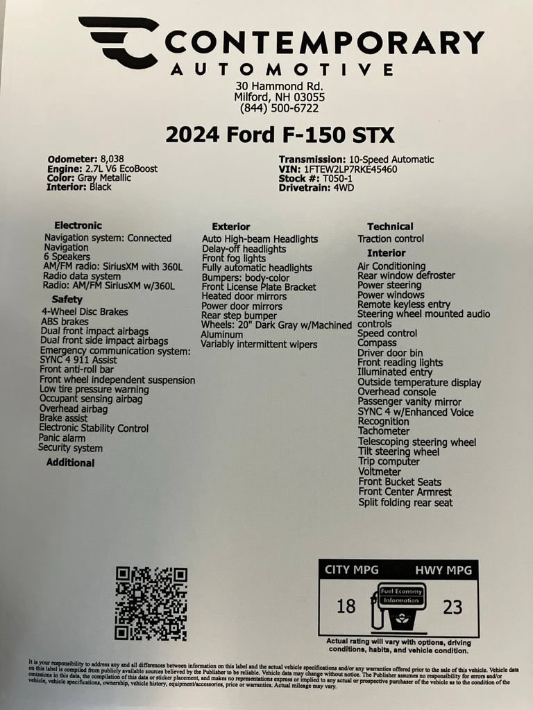 Used 2024 Gray Ford STX image 31