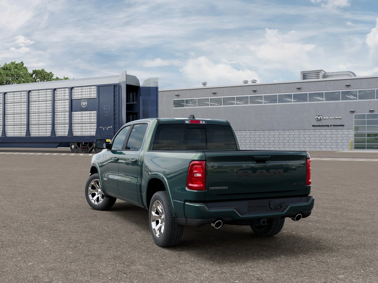 New 2026 Serrano-Green Metallic Exterior Paint RAM Big Horn/Lone Star image 31