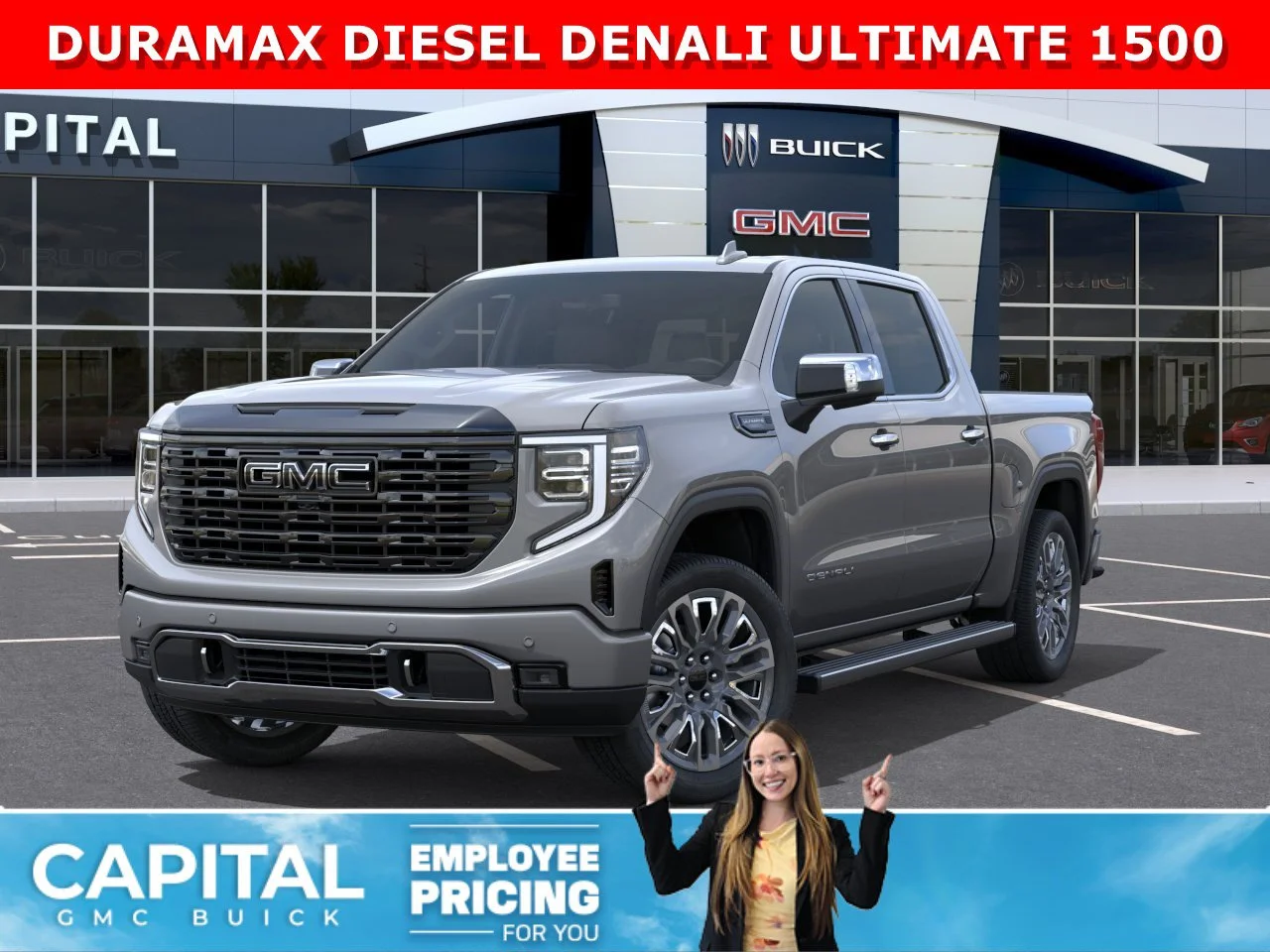 New 2026 STERLING METALLIC GMC Denali Ultimate image 1