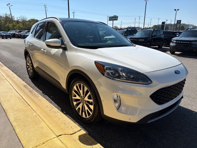 Used 2020 White Metallic Ford Titanium image 3