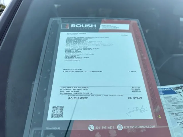 New 2026 Agate Black Metallic Ford ROUSH image 20