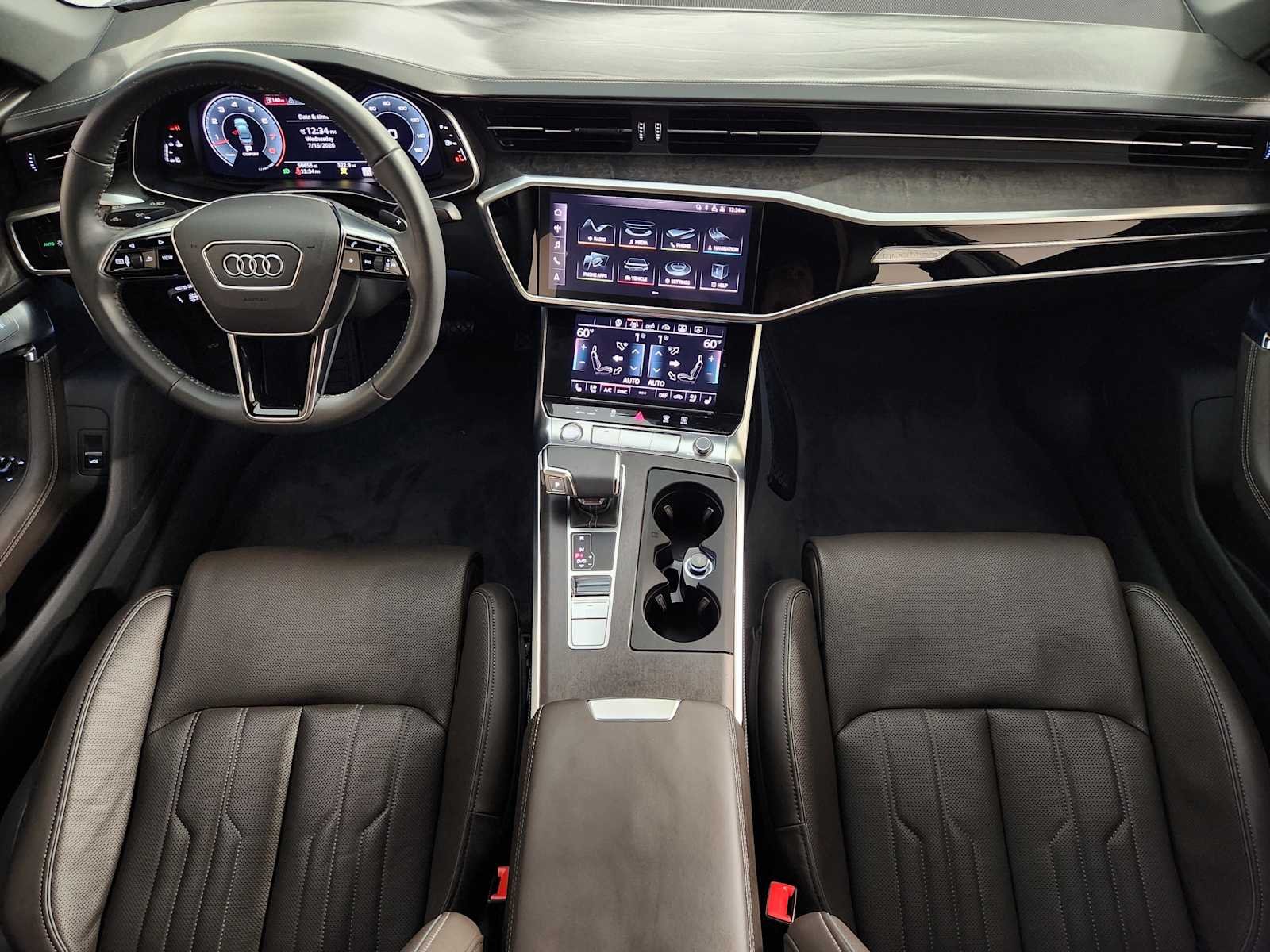 Used 2019 Mythos Black Metallic Audi Premium Plus image 4
