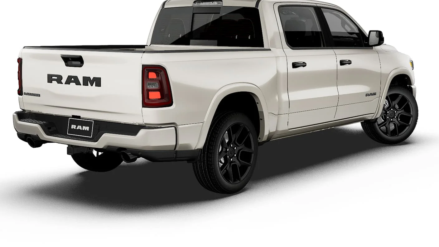 New 2027 Ivory White Tri-Coat Pearl-Coat Exterior Paint RAM Laramie image 28