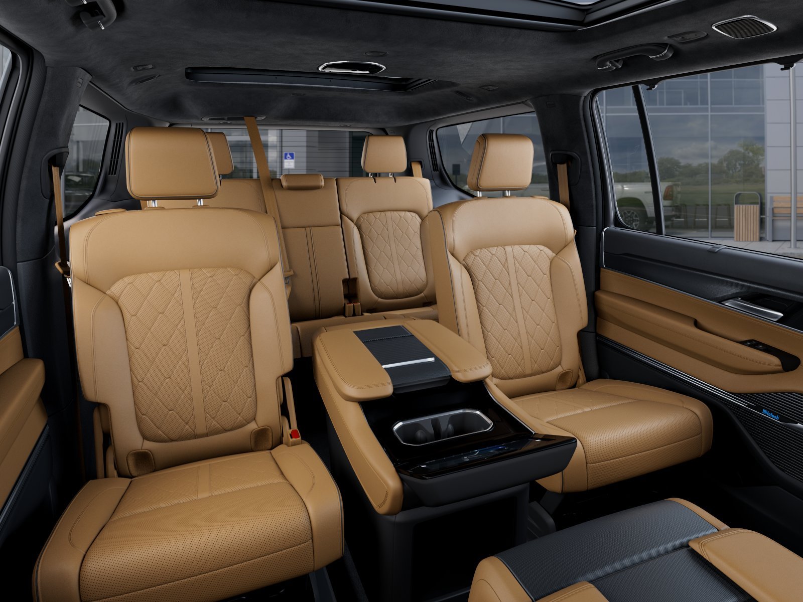 New 2026 Bright White Clear-Coat Exterior Paint Jeep Summit Reserve Black image 41