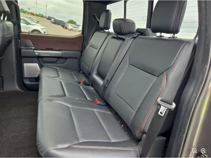 Used 2022 Carbonized Gray Metallic Ford LARIAT image 7
