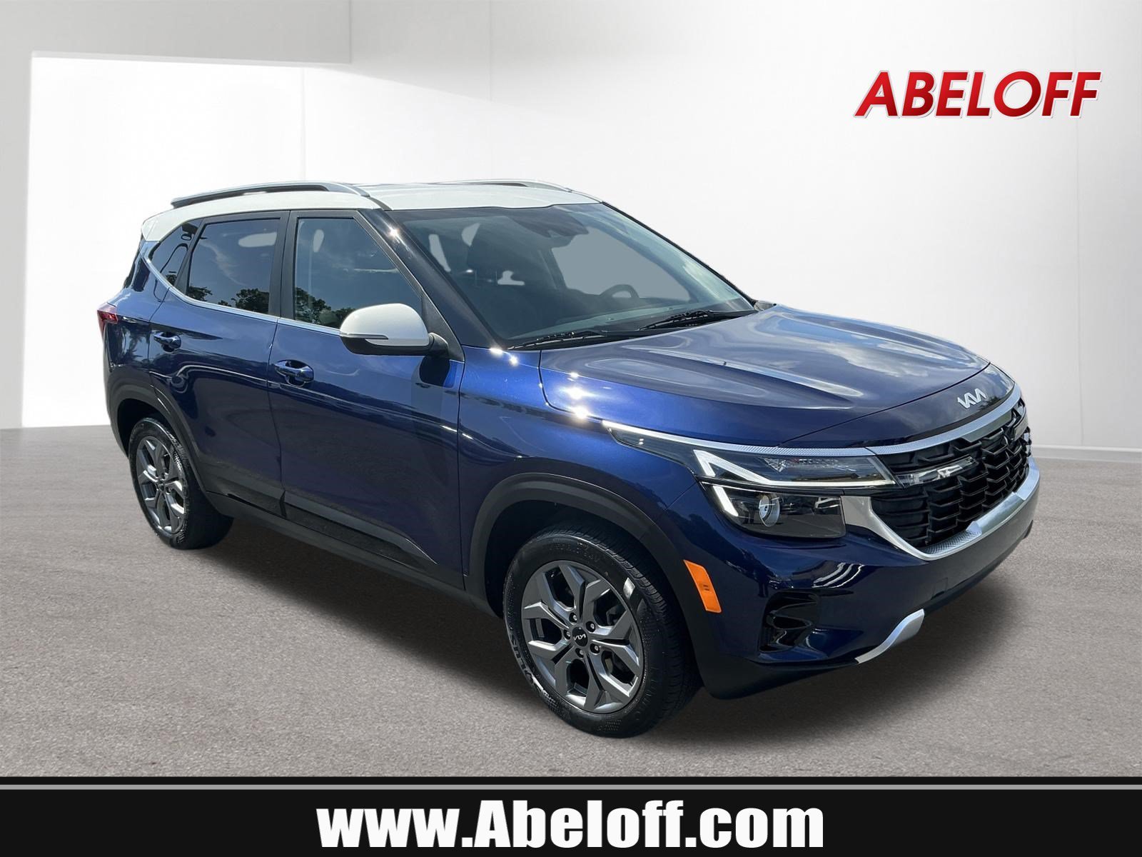 Certified Used 2024 Dark Ocean Blue/White Roof Kia S image 1