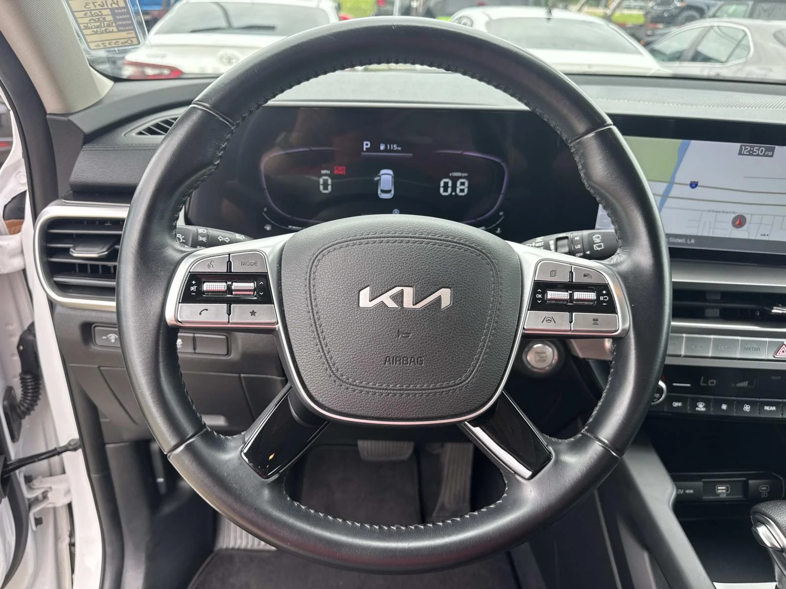 Used 2023 Glacial White Pearl Kia LX AWD image 21