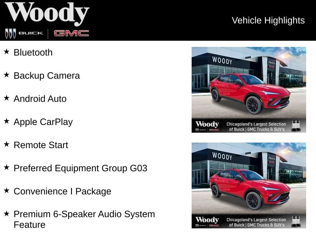 New 2026 Brilliant Red Buick Sport Touring image 2
