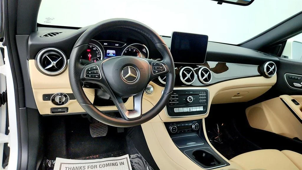 Used 2018 Polar White Mercedes-Benz CLA 250 Coupe w/ Blind Spot Assist, KEYLESS GO & 18