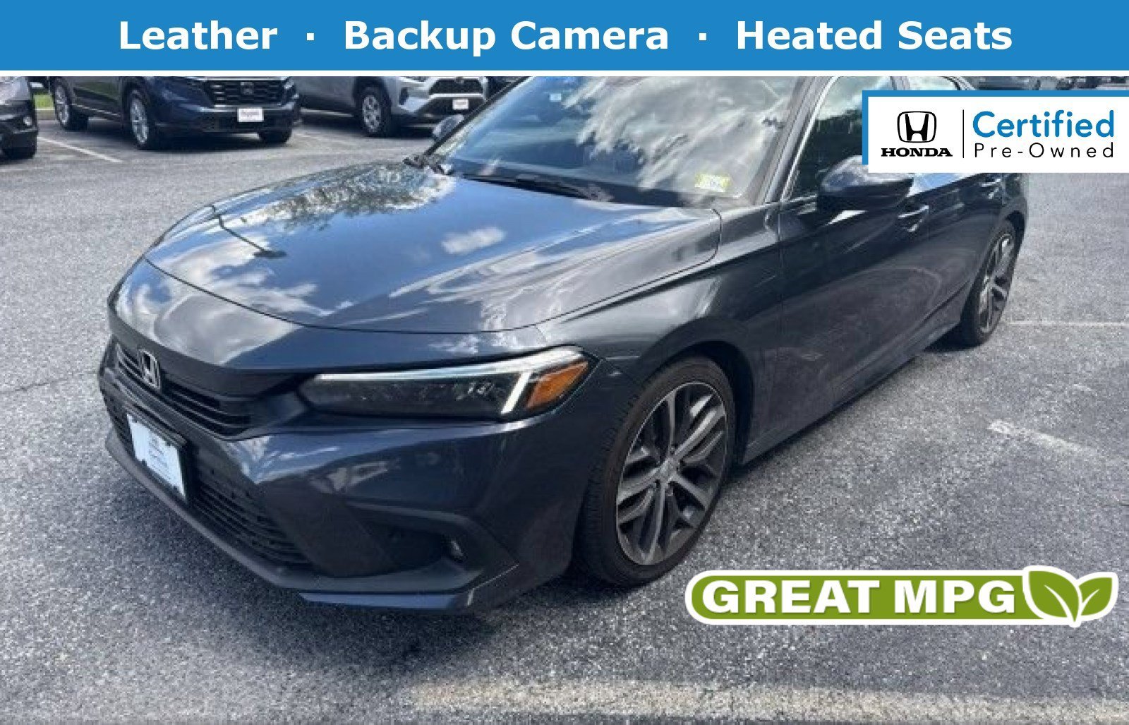 Certified Used 2023 Gray Metallic Honda Touring image 1