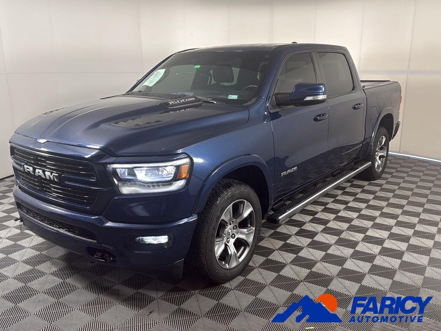 Used 2020 Patriot Blue Pearlcoat Ram Laramie image 1