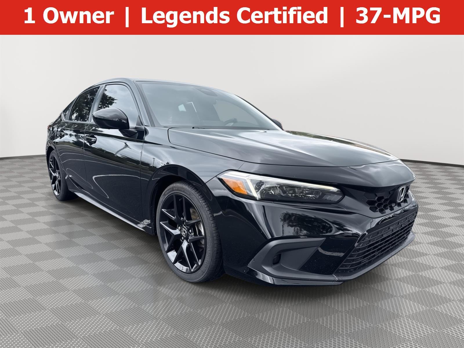 Used 2022 Crystal Black Pearl Honda Sport image 1