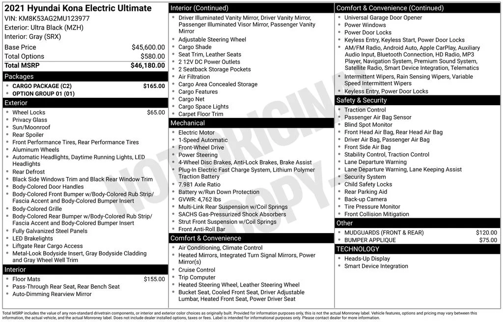 Used 2021 Black Hyundai Ultimate image 17