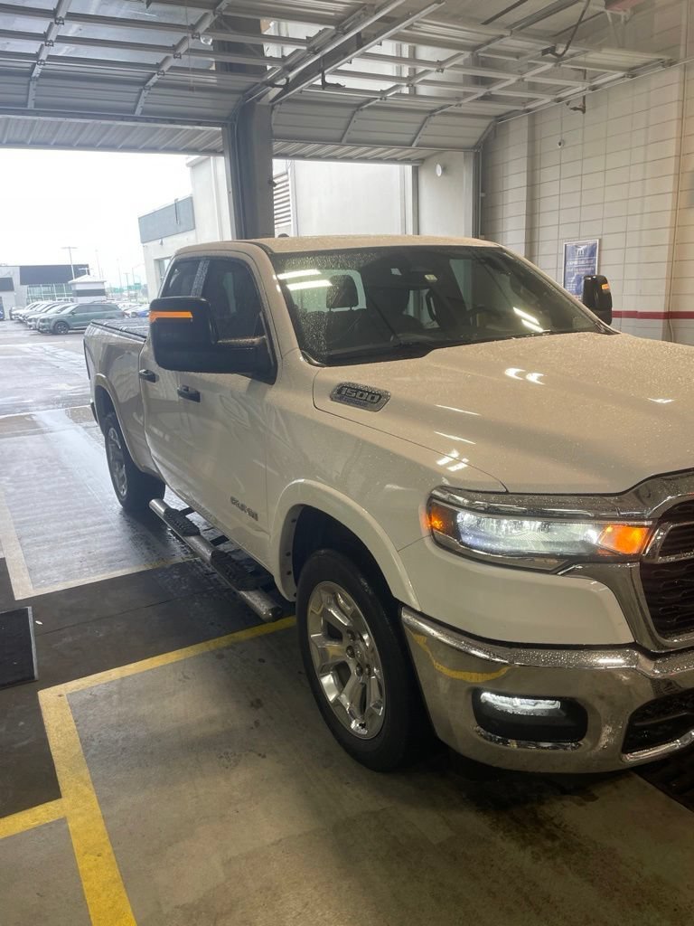 Used 2025 Bright White Clearcoat Ram Big Horn image 5