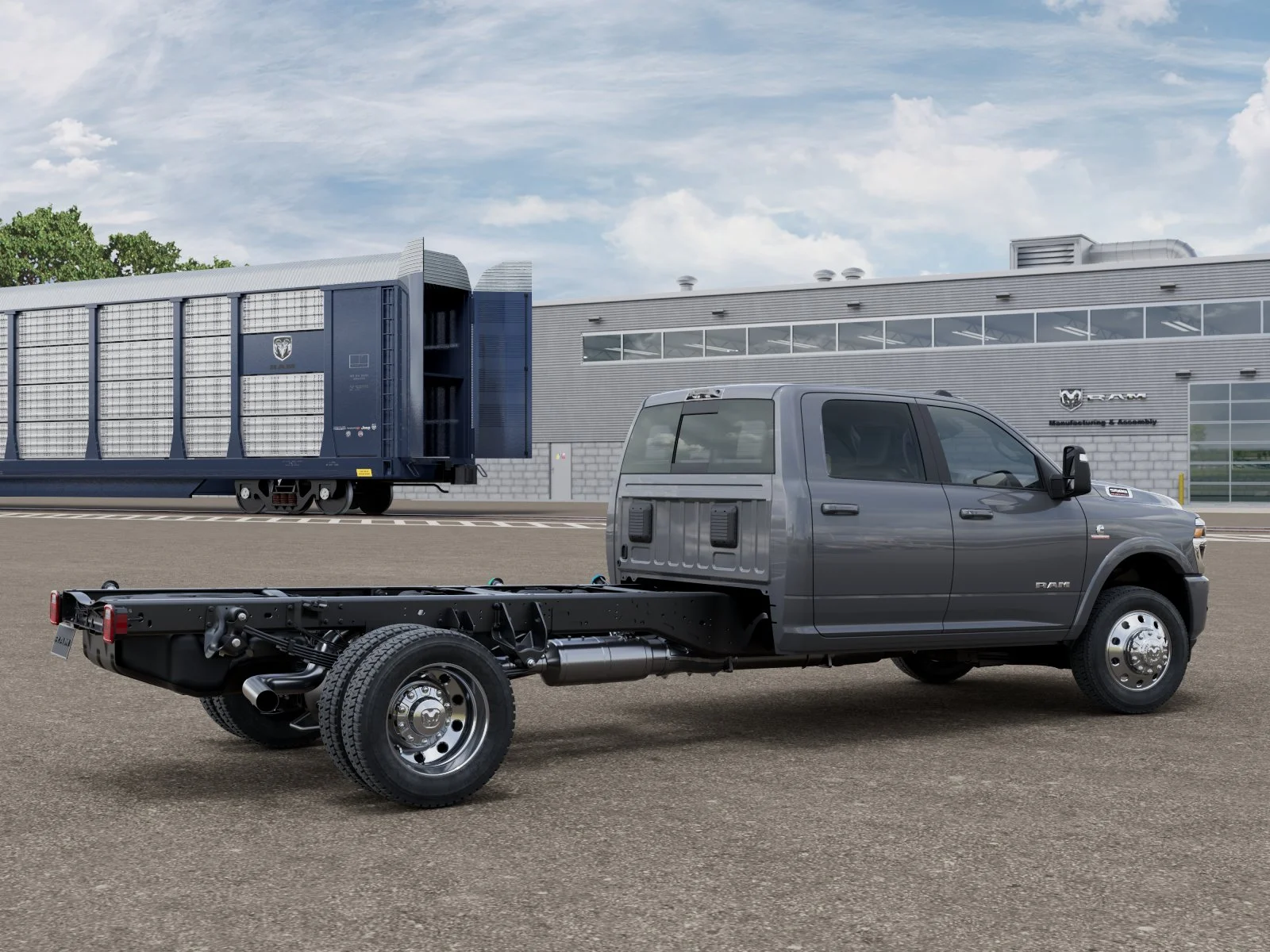 New 2026 Ceramic Gray Clear-Coat Exterior Paint RAM TRADESMAN image 4