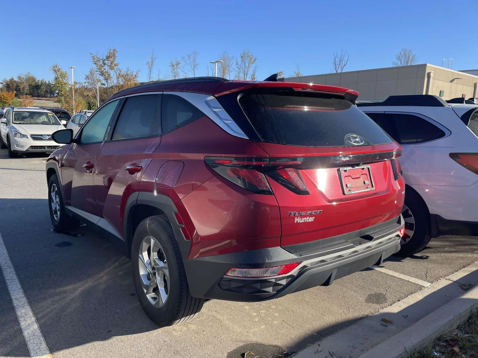 Used 2024 Ultimate Red Hyundai SEL image 3