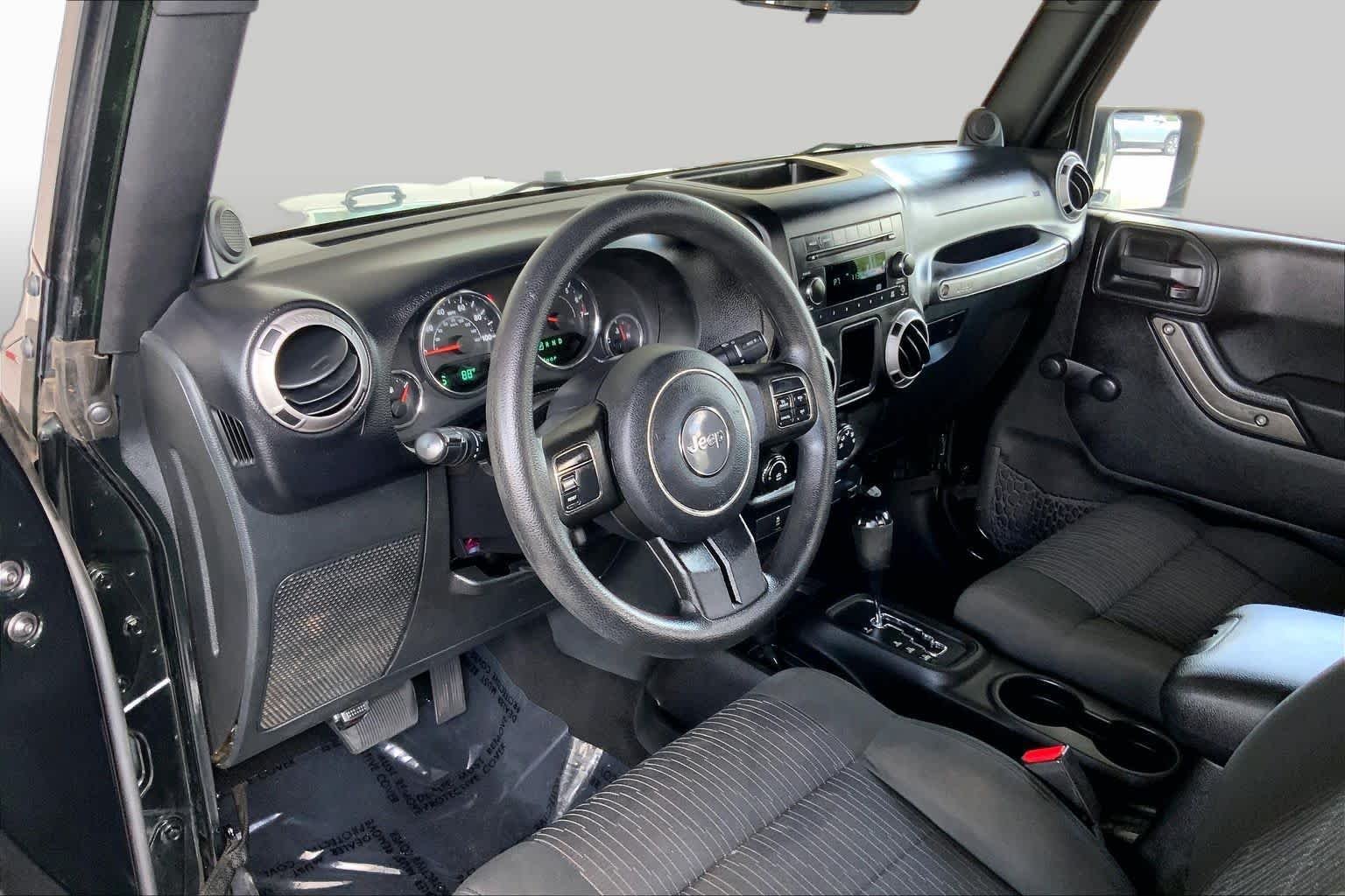 Used 2012 Black Forest Green Pearl Jeep Sport image 17