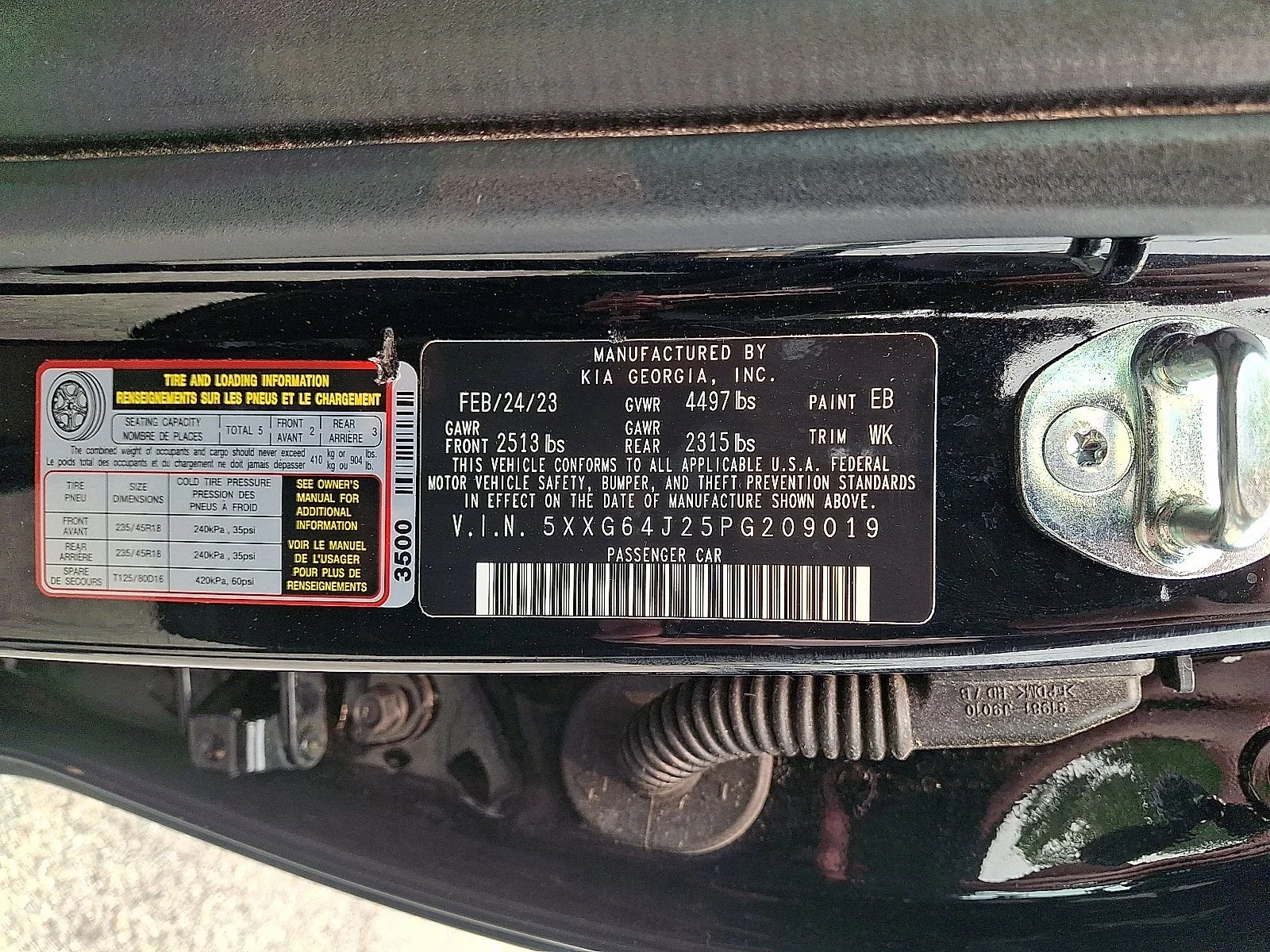 Certified Used 2023 Black Kia GT-Line image 28