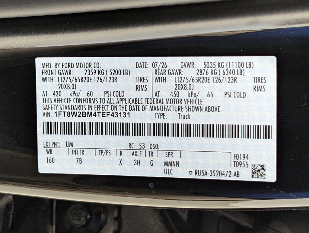 New 2026 Agate Black Metallic Ford F-250® Platinum® image 35