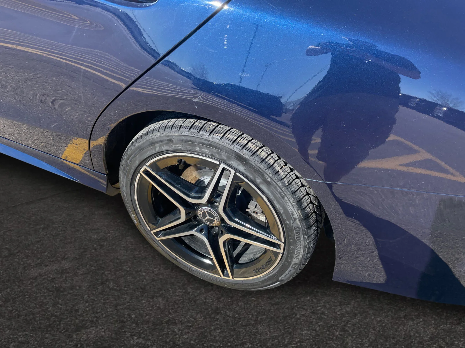 Used 2020 BLUE Mercedes-Benz 4DR SDN C300 4MAT image 8