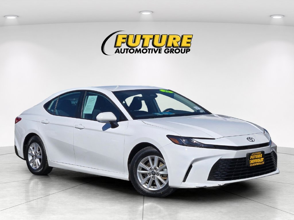 Used 2025 White Toyota LE image 1