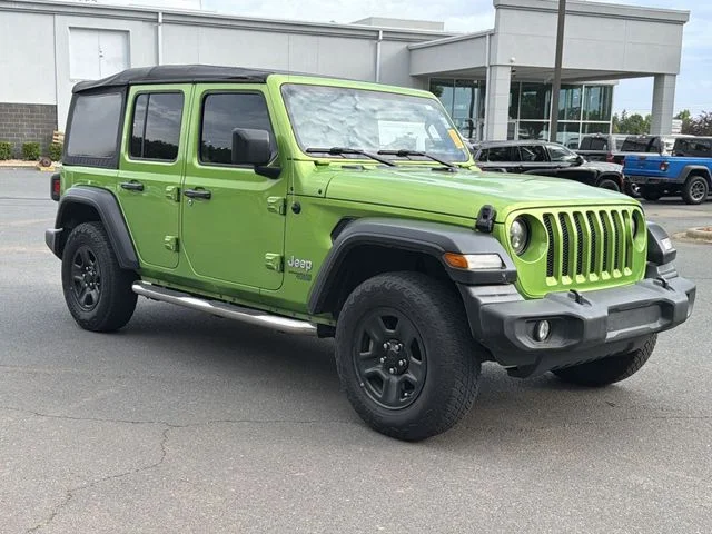 Used 2019 Green Jeep Unlimited Sport image 6