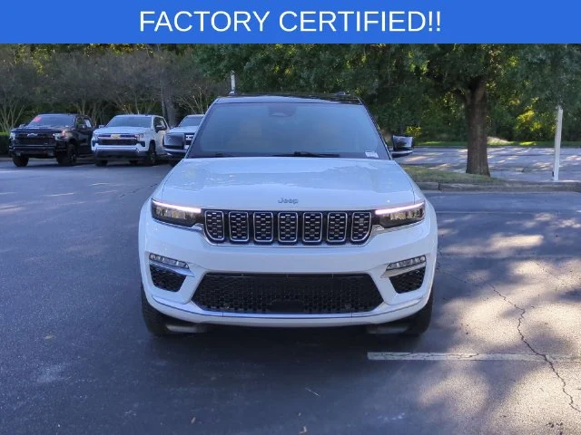 Used 2024 White Jeep Summit Reserve image 8