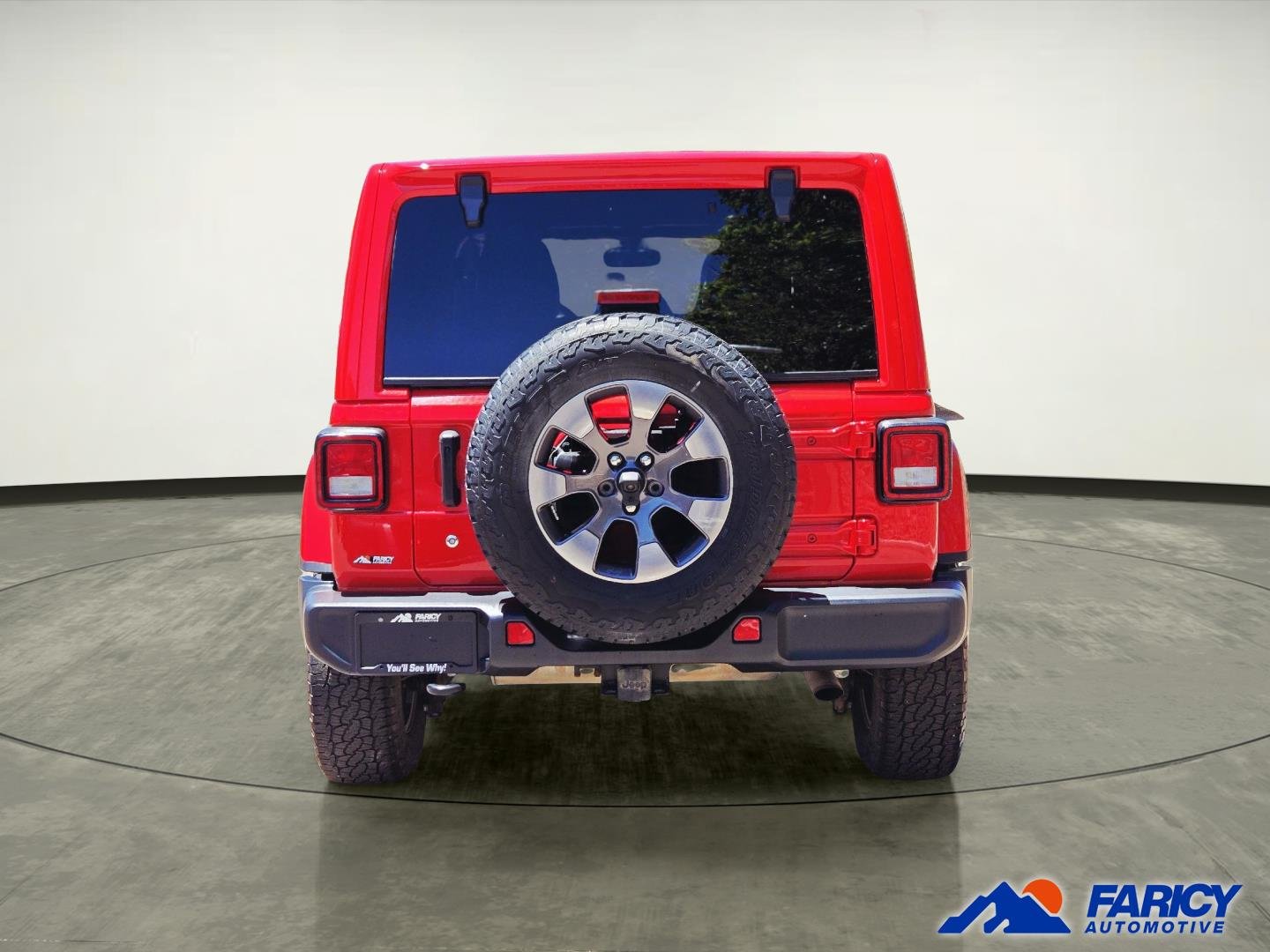 Used 2020 RED JEEP SAHARA image 3