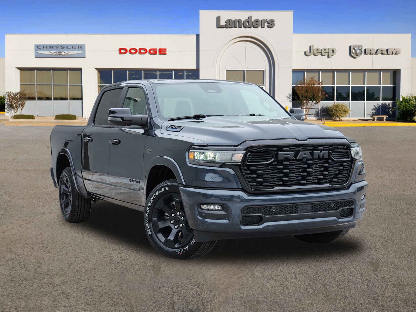 New 2027 Forged Blue Metallic Exterior Paint RAM Big Horn image 1